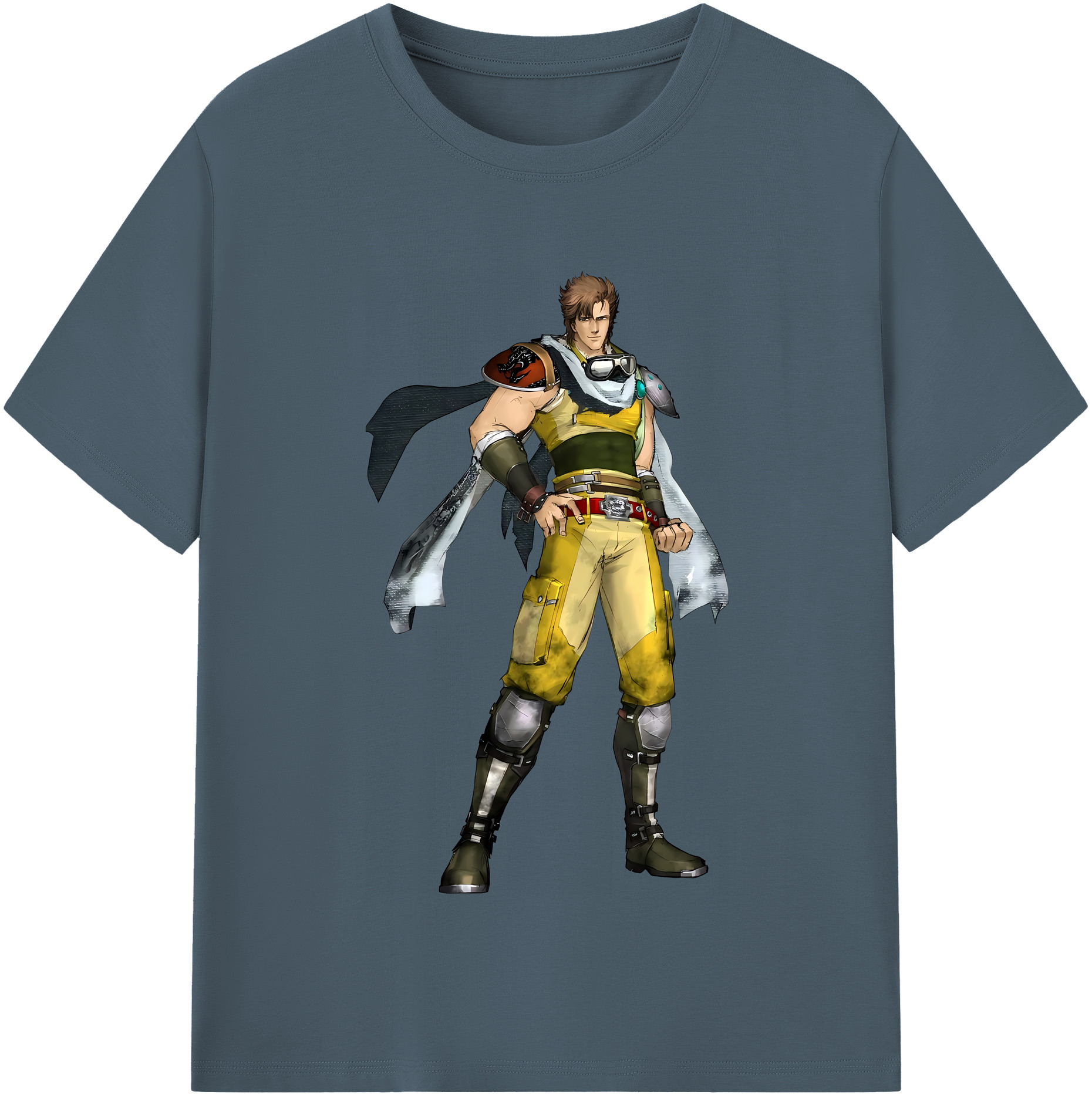 （画像用） 北斗の拳 Fist of the North Star 綿100％半袖Tシャツ（フロントプリント）